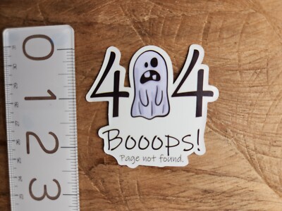 Computer STICKER Coder Decal Coder  Software Hacker Laptop Coding CPU 404 Error