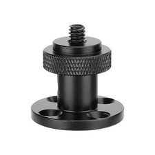 1/4"-20 Male Thread Screw Support with Wall/Table Mount Round-Shape - 3084