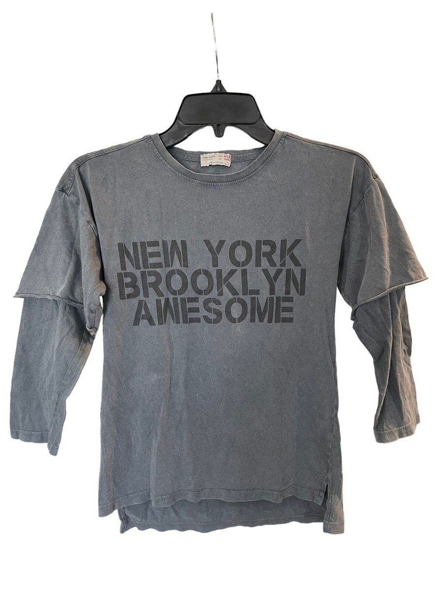 Zara Boys Collection New York Brooklyn YN Awesome Gray Long