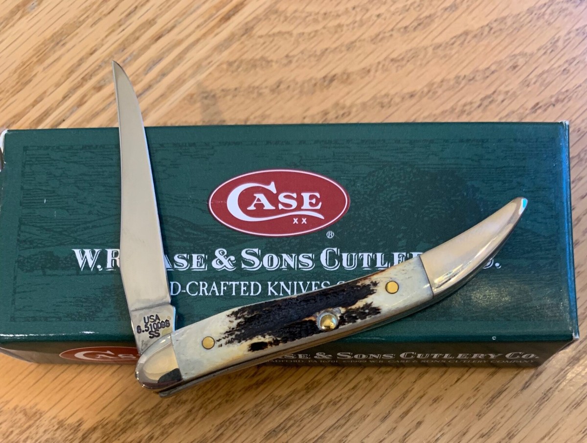 CASE BONESTAG TINY TOOTHPICK KNIFE #6.510096 SS NEVER USED IN BOX