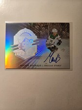 2024/25 Upper Deck SPx MAVRIK BOURQUE Silver Spectrum Auto #74/99 - Dallas
