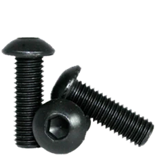 M3-0.50 x 20 mm Button Socket Cap Screw 12.9, UNC, Black Oxide, FT, 25 Pack