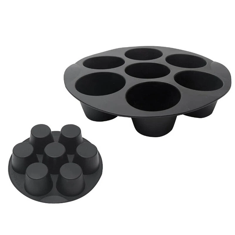 Air Fryer Accessories Cake Cup Silicone Round Muffin Cup Baking Cake Pan Mold Air Fryer Accessories Cake Cup Silicone Round Muffin Cup Baking Cake Pan Mold
