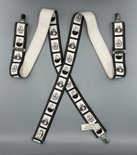 VTG 90s Three Stooges Suspenders Nyuk Curly Moe Larry TV Comedy NWT