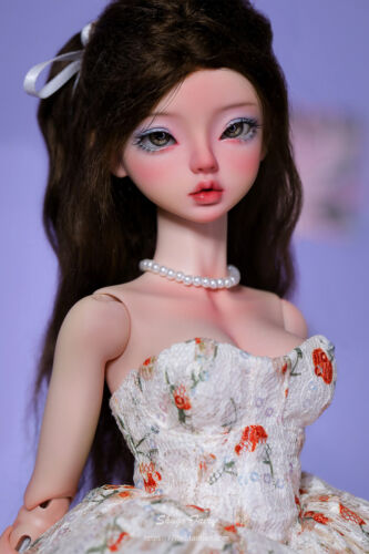1/4 BJD Doll Girl Full Set/Bare Resin Ball Joints Female Body Eyes Face up Gift - Afbeelding 1 van 21