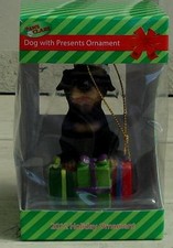 BRAND NEW IN BOX Paws Claus Dog With Presents 2012 Holiday Ornament, NEW