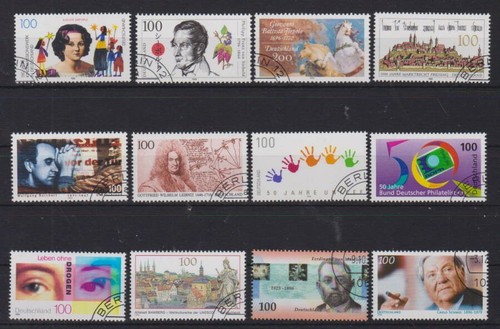 BRD gestempelt kleines Lot aus 1996 mit ABO viertel Stempel siehe Bild