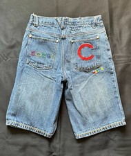 Vintage Denim Coogi Shorts Rainbow Light Wash Size 14x14