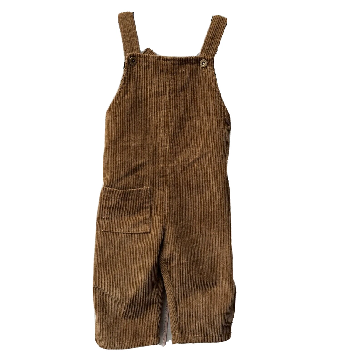 Toddlerds Boys Romper Jumpsuit Corduroy Brown winter spring farm