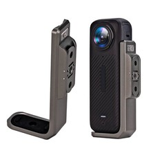 Aluminum Vertical Horizontal 1/4" Screw Hole Mount Elbow Adapter for Insta360 X4