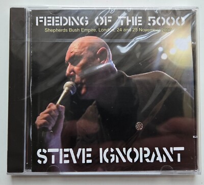 Steve Ignorant - The Feeding Of The 5000 - CD + DVD NEW & SEALED