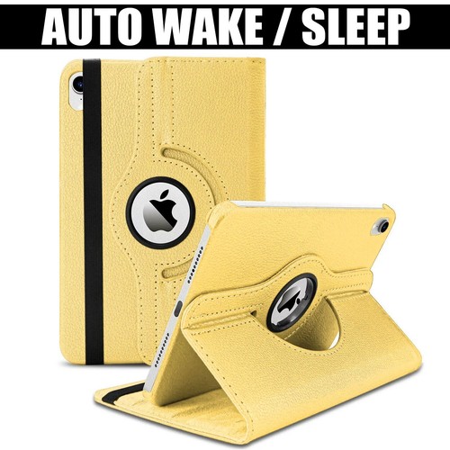 For iPad Pro 11/Air 11" 2024 Leather Stand Case Cover 360° Rotating Wake/Sleep - Picture 11 of 23