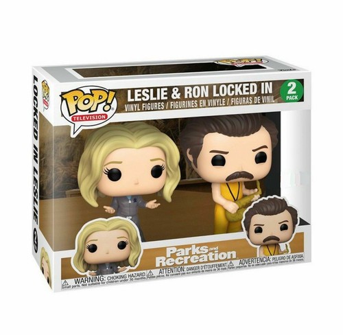 Funko Pop! Parcs Et Délassement - 2pk Bloqué En Ron & Leslie Exclusivité Funko Pop! Parcs Et Délassement - 2pk Bloqué En Ron & Leslie Exclusivité | Funko Pop | 2 Funko Pop! Parcs Et Délassement - 2pk Bloqué En Ron & Leslie Exclusivité | Funko Pop