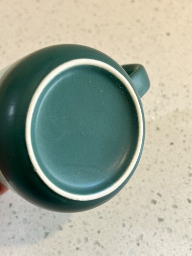 DB DUTCH BROS Winter Glow Holiday Mug Coffee Cup - Speckled Teal & Red - RARE - Picture 5 of 5