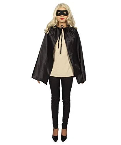 Unisex Child Superhero Party Cape with Mask Set, - Image 2 of 4