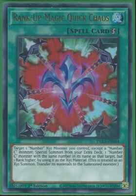 Yugioh - Rank-Up-Magic Quick Chaos - 1st Edition Ultra Rare Holographic  Card | eBay