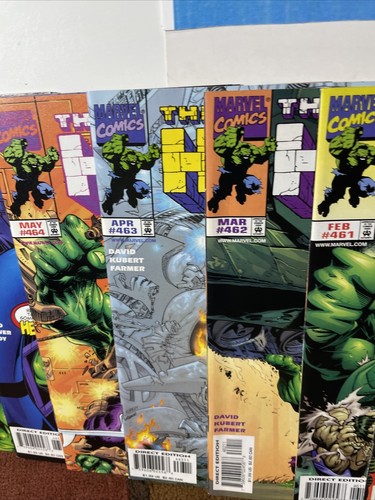 Incredible Hulk 458-467 David Kubert Comic Lot Run Marvel Comics - 第 3/5 張圖片