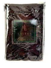 NEW Ralph Lauren Montecito Linen Black Euro 26x26 Pillow Sham Vintage $135