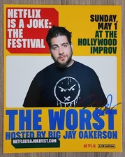 Big Jay Oakerson Signed 8x10 Photo Stand Up Comedy Comedian LEGEND RAD