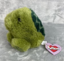 Vintage 1997 Swibco PUFFKINS Shelly The Turtle Plush Collectible with tag
