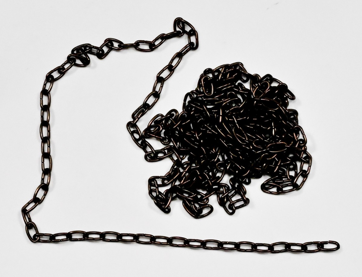 Vintage Clock Chain – 47 Links Per Foot – Brass Plated – Only One Available - CLOSEOUT - Ronell Clock Co - Foto 3