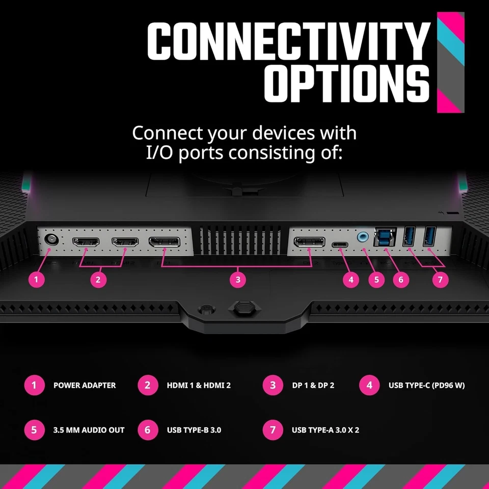 Cooler Master Tempest GZ2711 27” OLED 2K 240Hz QHD 2560 x 1440 Monitor FreeSync - Image 4 of 4