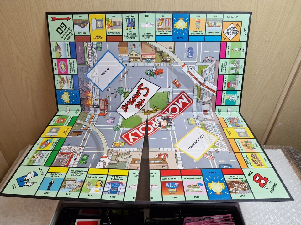 Parker/Hasbro Monopoly Board Game Simpsons Edition 2003 Great Condition Complete - Image 4 of 4