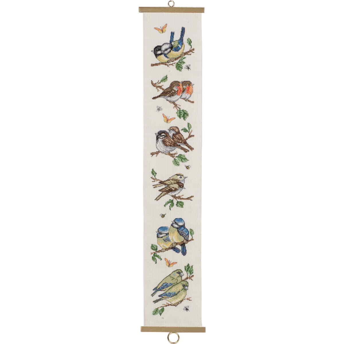 Permin counted cross stitch kit ""Birds garden"", 16x88cm, DIY, 35-7116