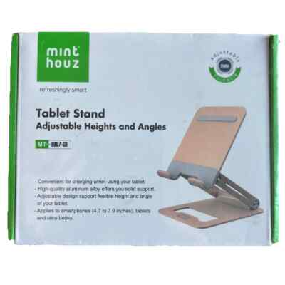 Minthouz Tablet Ständer verstellbar, Desktop Ständer Halter Dock Roségold