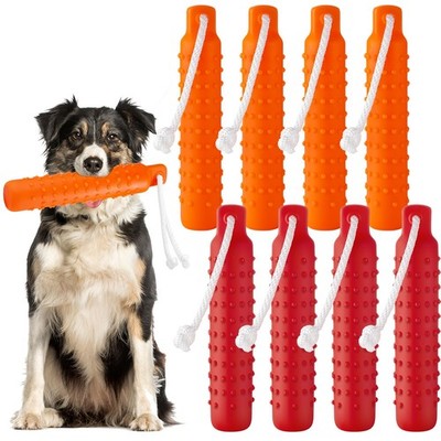 8 Pcs Dog Bumper Toy for Water Retrieving Plastic Puppy Training Dummy Dog Fl...