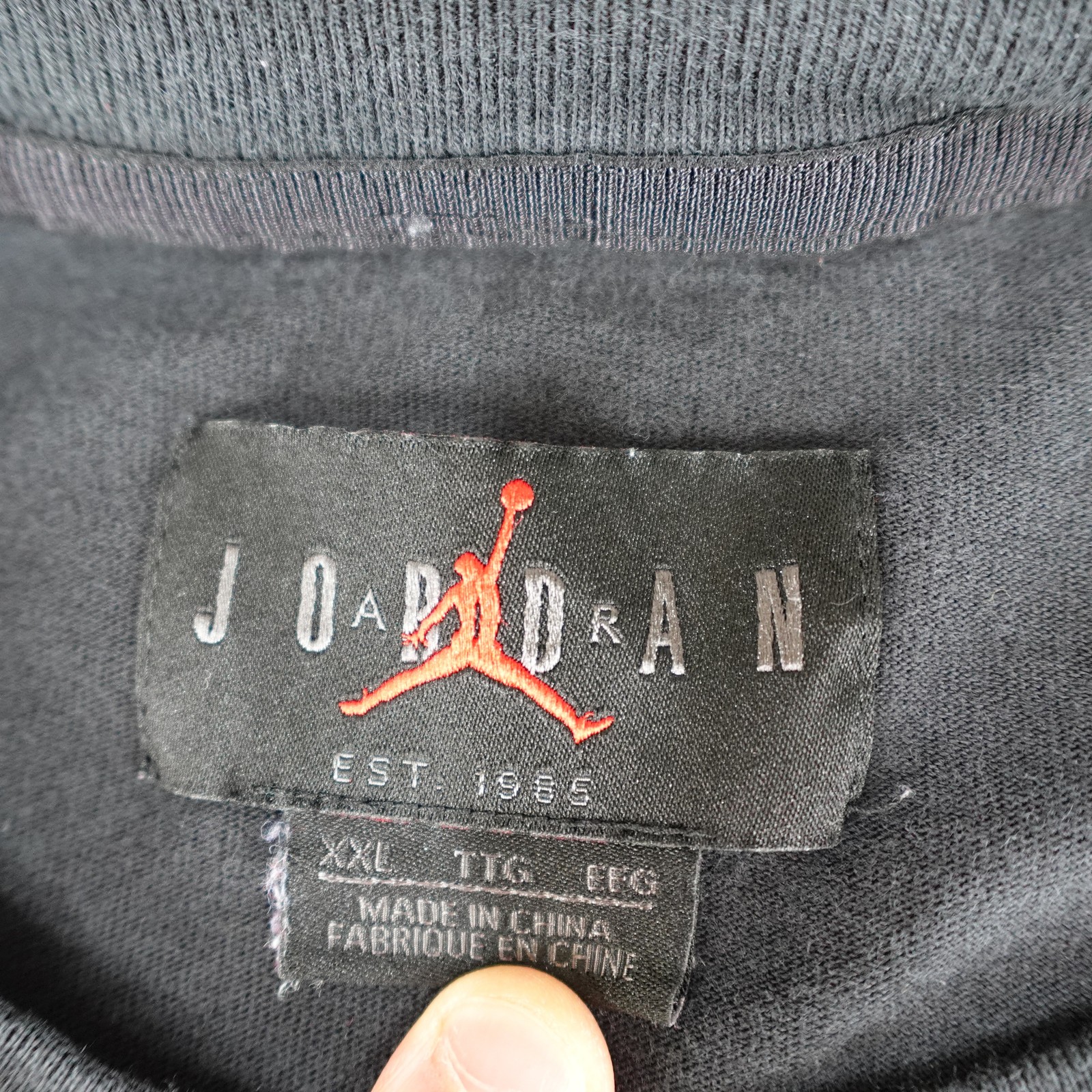 OFF WHITE X NIKE Nike Air Jordan x Off White Camicia Uomo 2XL Nero Jumpman Manica Corta 58970