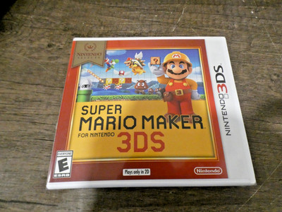 Super Mario Maker for 3DS Nintendo Selects Edition Video Game Brand New