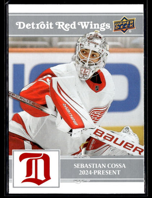 2025-26 UD Detroit Red Wings Centennial Sebastian Cossa /1926