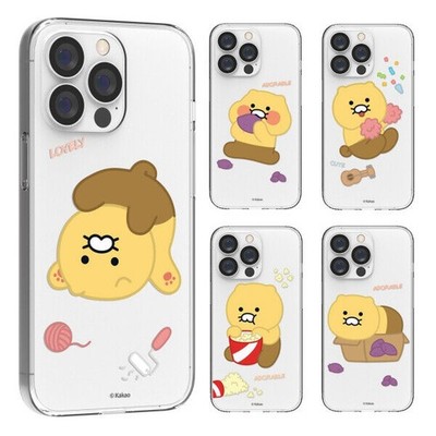 Kakao Friends Choonsik Clear Case für iPhone 16 15 Pro Pro Max Plus Korea...