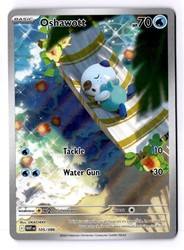 Oshawott 105/086 White Flare Illustration Rare Holo