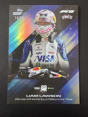 Topps F1 Lights Out Liam Lawson /99