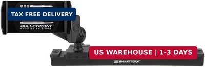 Bulletpoint Mounting Solutions Metal Picatinny-Style Rail Dash Mount Phone Holde