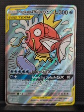 MAGIKARP & WAILORD GX TAG TEAM ALTERNATE FULL ART 161/181 SM TEAM UP POKEMON HP