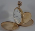 ANTIQUE 1906 ELGIN POCKET WATCH GRADE 312 16S 15J w/ J. BOSS 25 YEAR 14K GF CASE