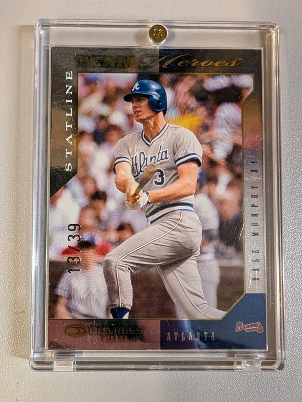 2003 Donruss Team Heroes #28 Dale Murphy Atlanta Braves Statline Stat Line /39
