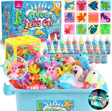 Magic Water Elf Toy Kit, Aqua Fairy Water Gel Kit with 20PCS Magic Gels and Anim