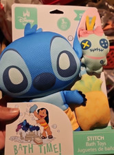 Disney Baby Stitch Bath Time Bath Toys 3 Pcs