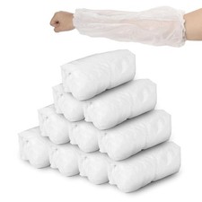 AUEAR, Disposable Arm Sleeves Covers Plastic Oversleeves Protector PE Sleeve Cov