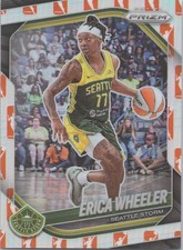 2025 Panini Prizm WNBA #125 Erica Wheeler WNBA Logo Prizms