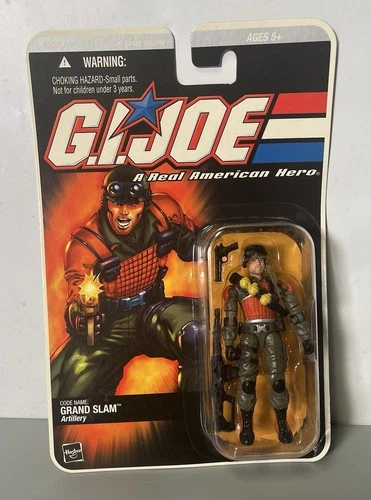GI Joe: A Real American Hero “Grand Slam” Artillery Action Figure Hasbro NIB