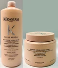 Gloss Absolu Hydra Glaze : Bain Creme 1000ML + Masque Creme 500ML Kerastase