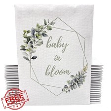 Baby Shower Favors Wildflower Seeds (20pk) Sage Green Floral