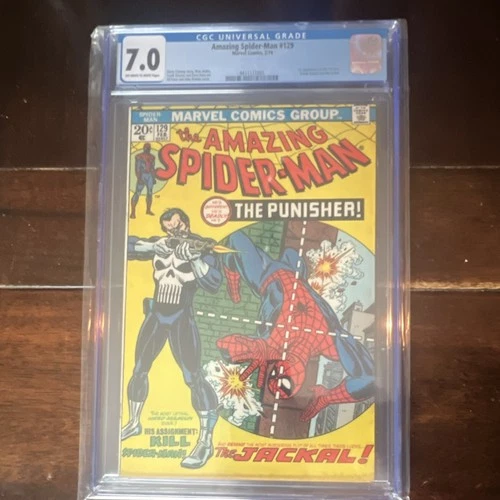 Marvel The Amazing Spider-Man #129 CGC 7.0 First Appearance Punisher Key Issue