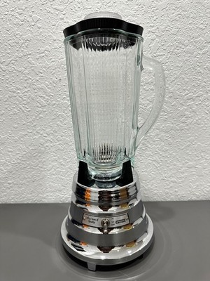 Vintage Waring Blender 51BL25 Commercial Grade 5 Cup 2 Speed Heavy Chrome Tested