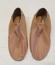 So Danca Jazz Dance Shoes Sz 5L JZ-43 Caramel Leather Pre Arch Split Sole 3961